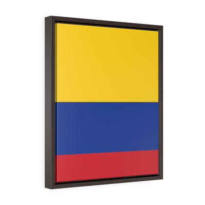 COLOMBIA Vertical Framed Premium Gallery Wrap Canvas