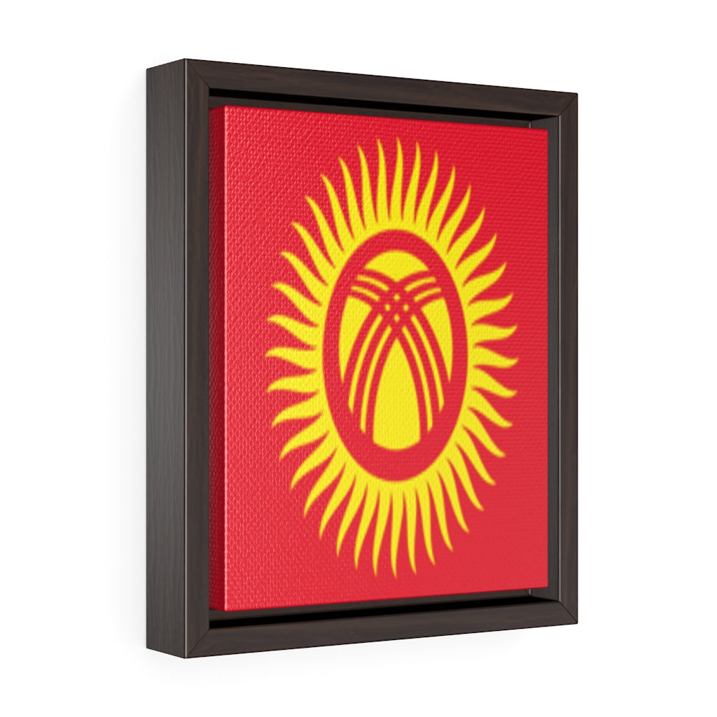 KYRGYZSTAN Vertical Framed Premium Gallery Wrap Canvas