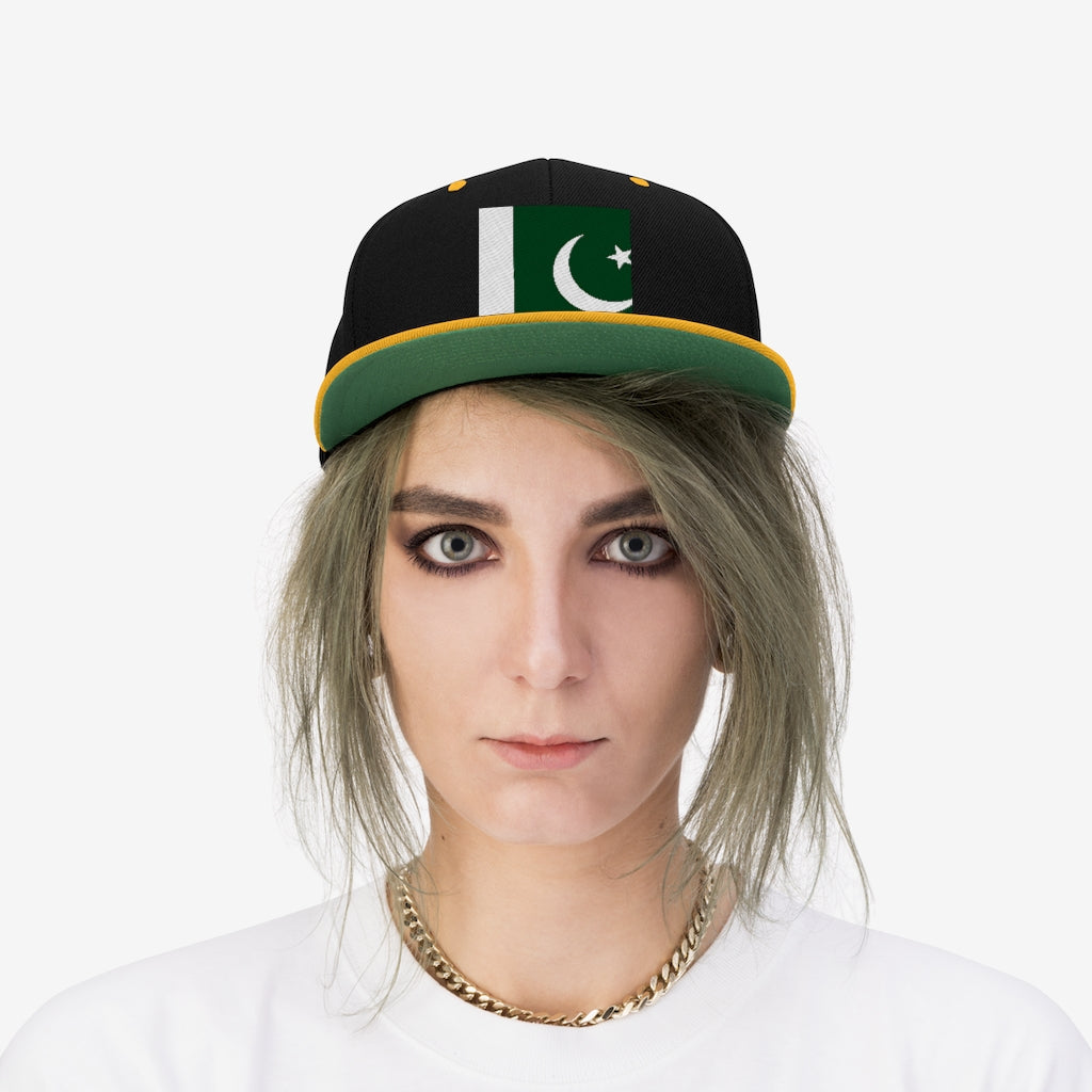 PAKISTAN Unisex Flat Bill Hat