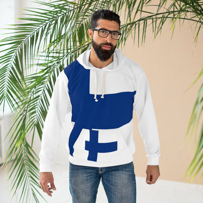 Finland AOP Unisex Pullover Hoodie