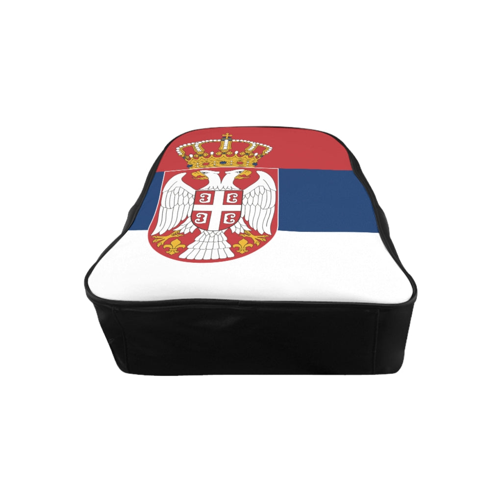 SERBIA FLAG School Backpack