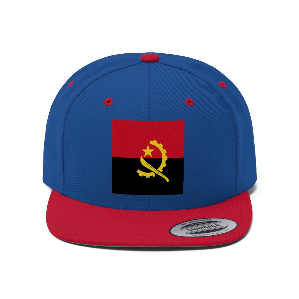 ANGOLA Unisex Flat Bill Hat