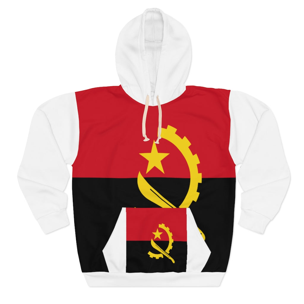 Angola AOP Unisex Pullover Hoodie