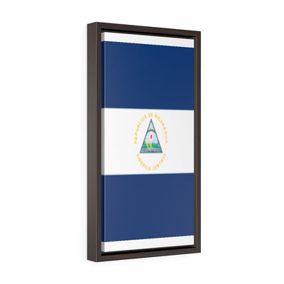 NICARAGUA Vertical Framed Premium Gallery Wrap Canvas