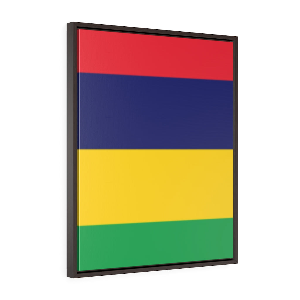 MAURITIUS Vertical Framed Premium Gallery Wrap Canvas