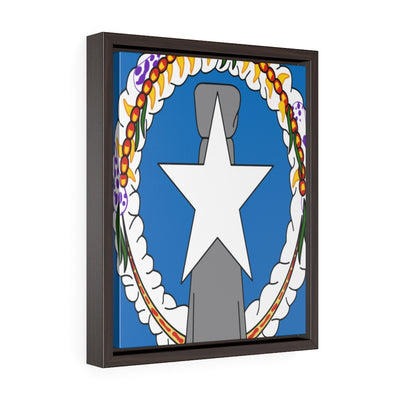 NORTHERN MARIANA ISLANDS Vertical Framed Premium Gallery Wrap Canvas