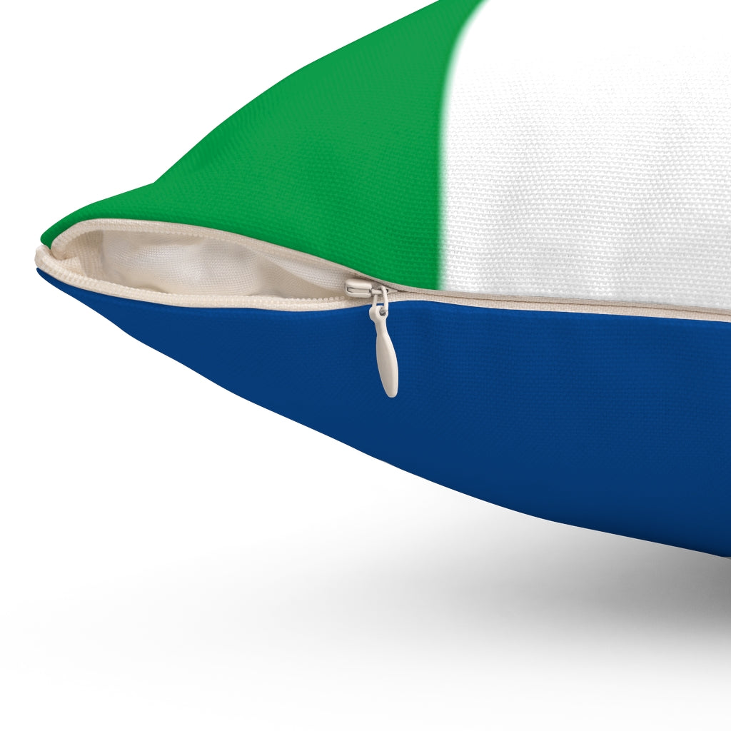 Ireland flag Spun Polyester Square Pillow