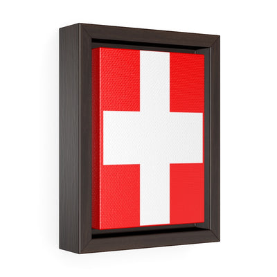 SWITZERLAND Vertical Framed Premium Gallery Wrap Canvas