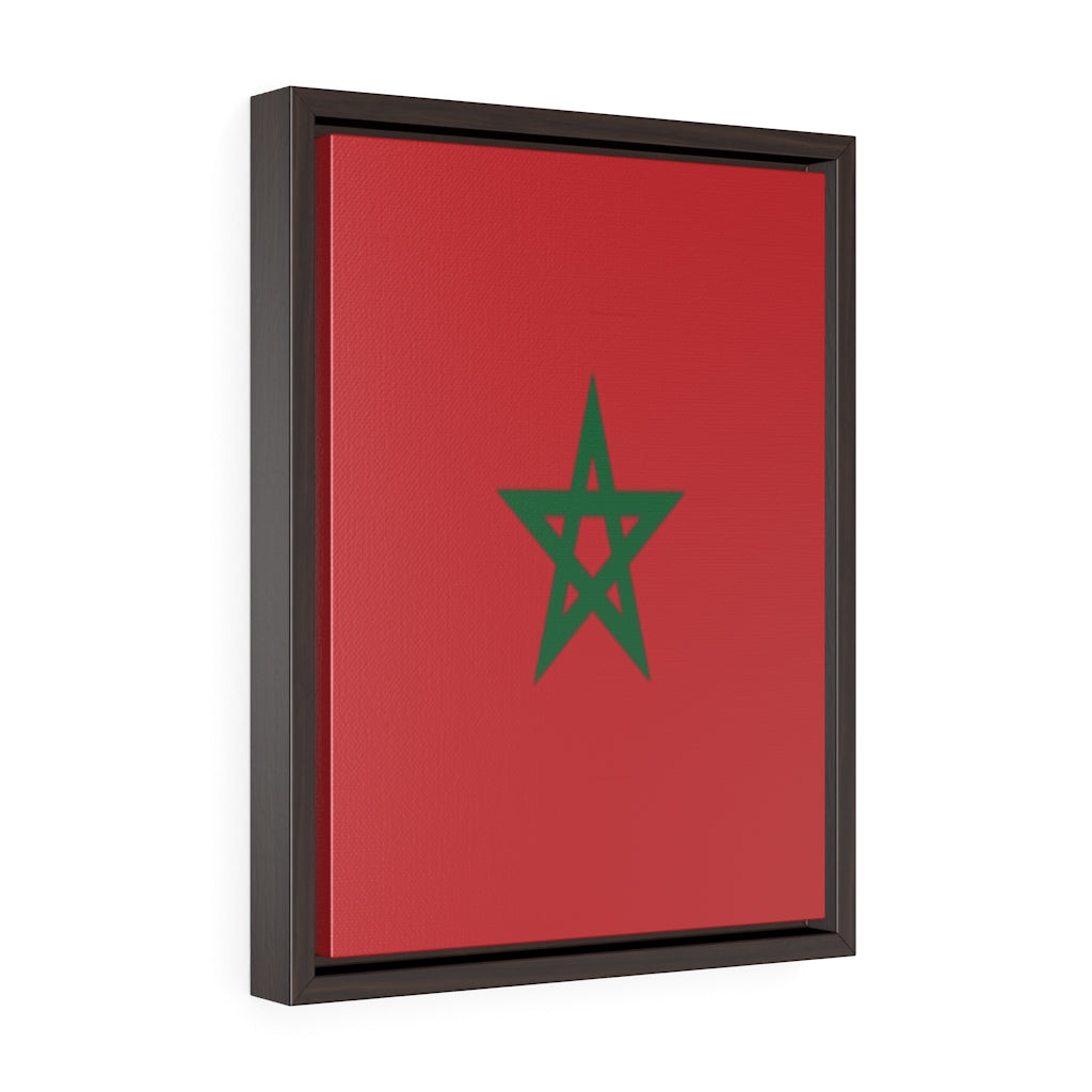 MOROCCO Vertical Framed Premium Gallery Wrap Canvas