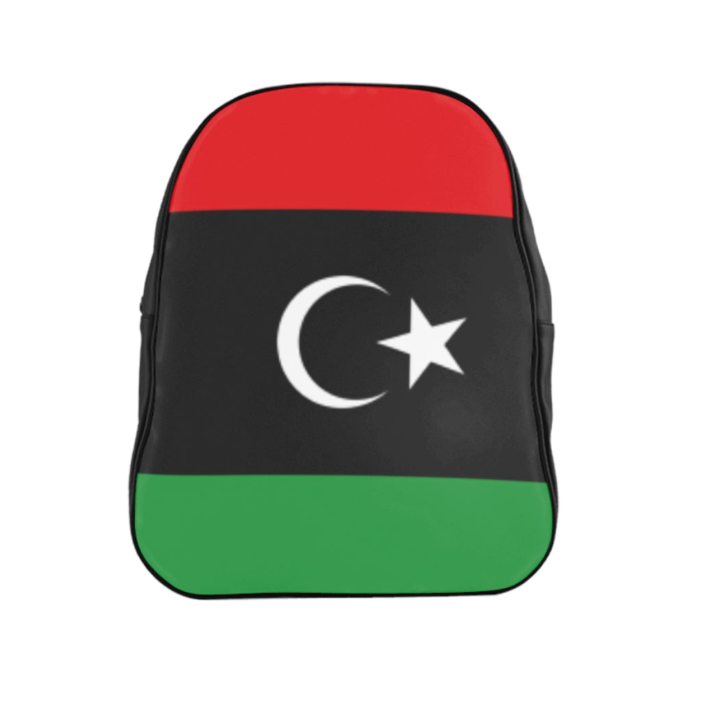 LIBYA FLAG School Backpack