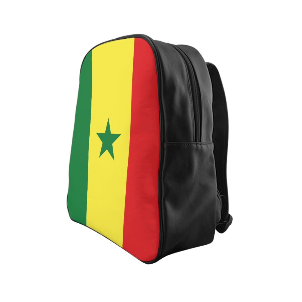 SENEGAL FLAG School Backpack