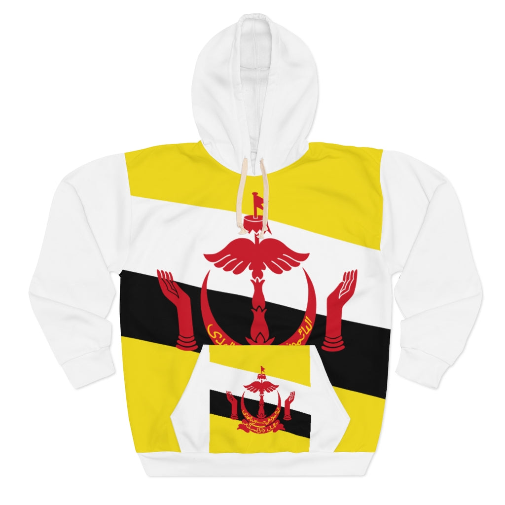 Brunei AOP Unisex Pullover Hoodie