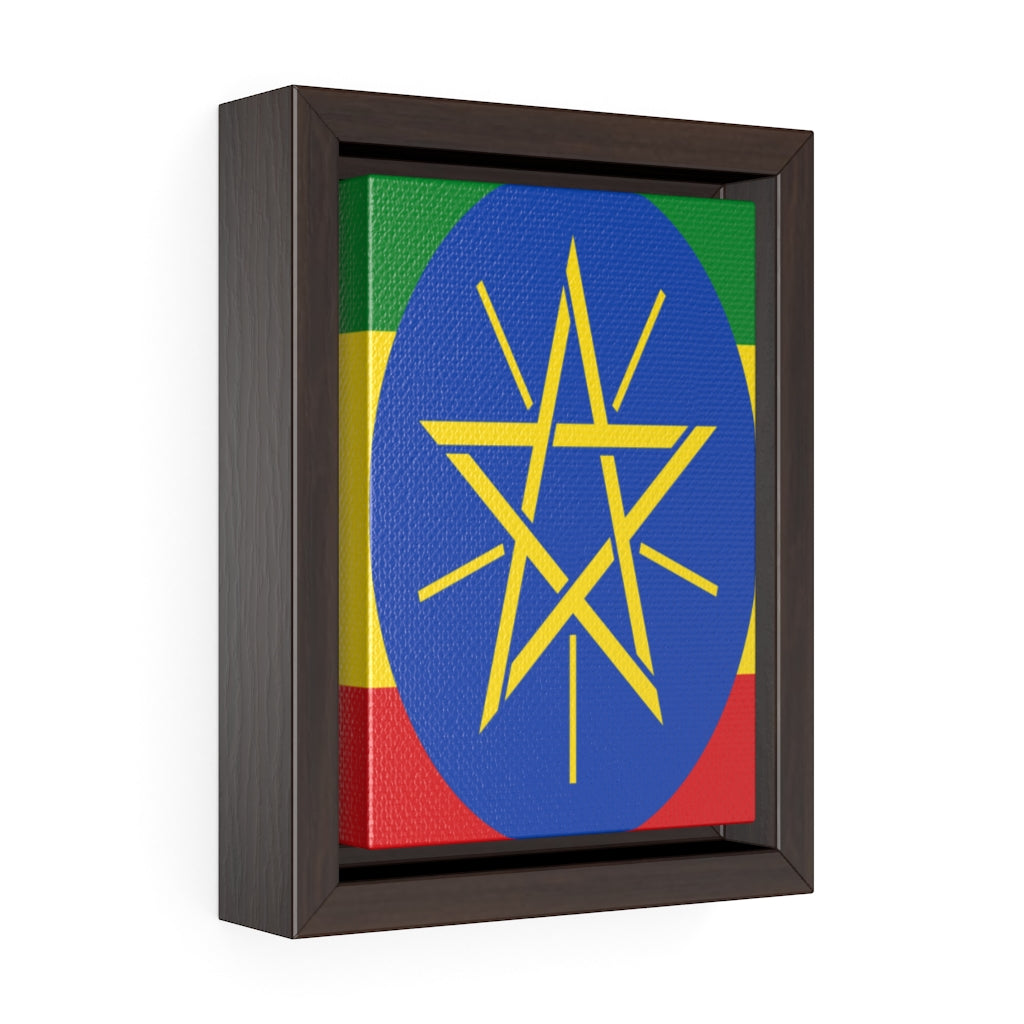 ETHIOPIA Vertical Framed Premium Gallery Wrap Canvas