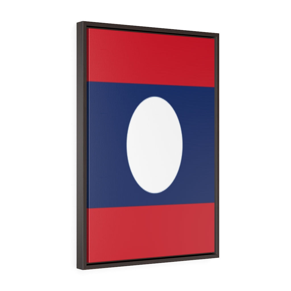 LAOS Vertical Framed Premium Gallery Wrap Canvas