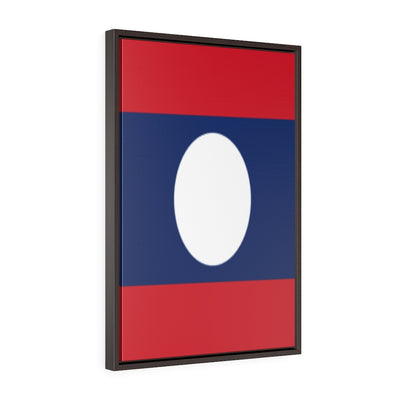 LAOS Vertical Framed Premium Gallery Wrap Canvas