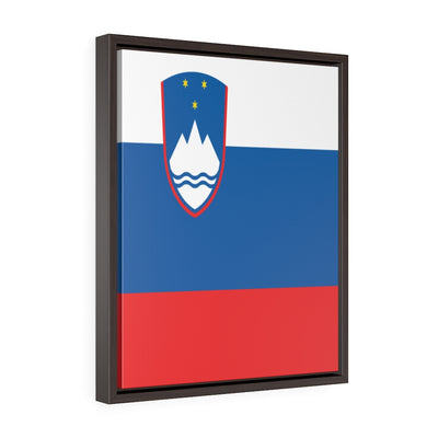 SLOVENIA Vertical Framed Premium Gallery Wrap Canvas