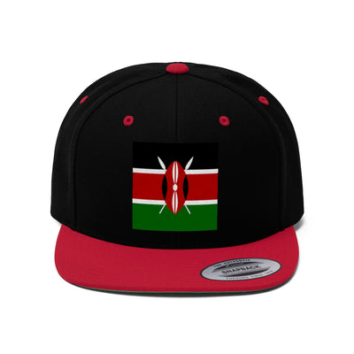 KENYA Unisex Flat Bill Hat