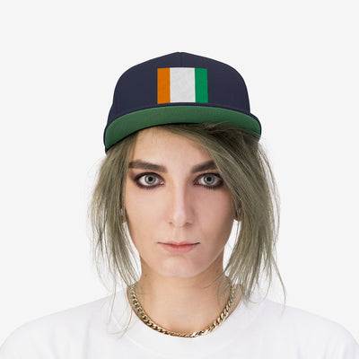 COTE D'IVOIRE Unisex Flat Bill Hat