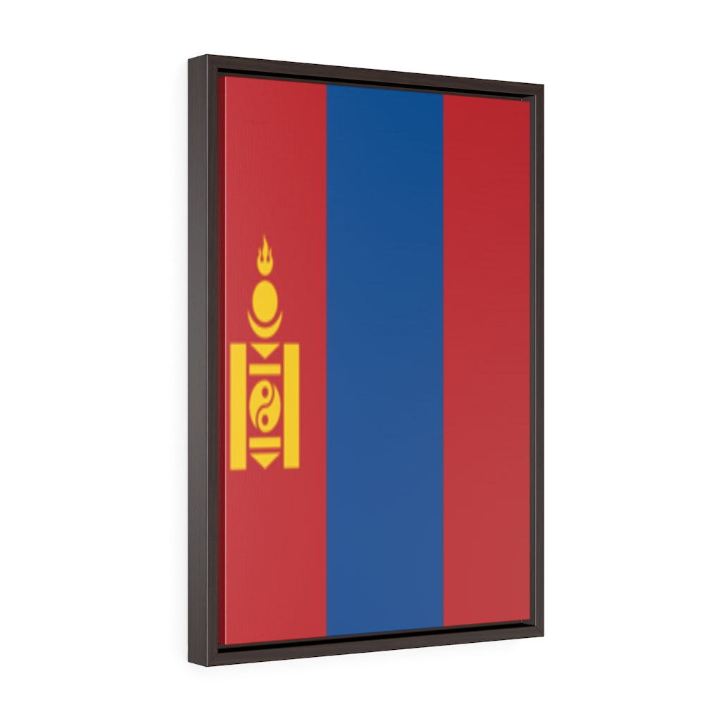 MONGOLIA Vertical Framed Premium Gallery Wrap Canvas