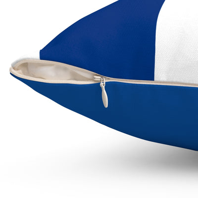 Finland flag Spun Polyester Square Pillow