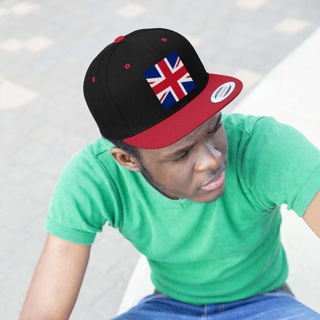 united kingdom Unisex Flat Bill Hat