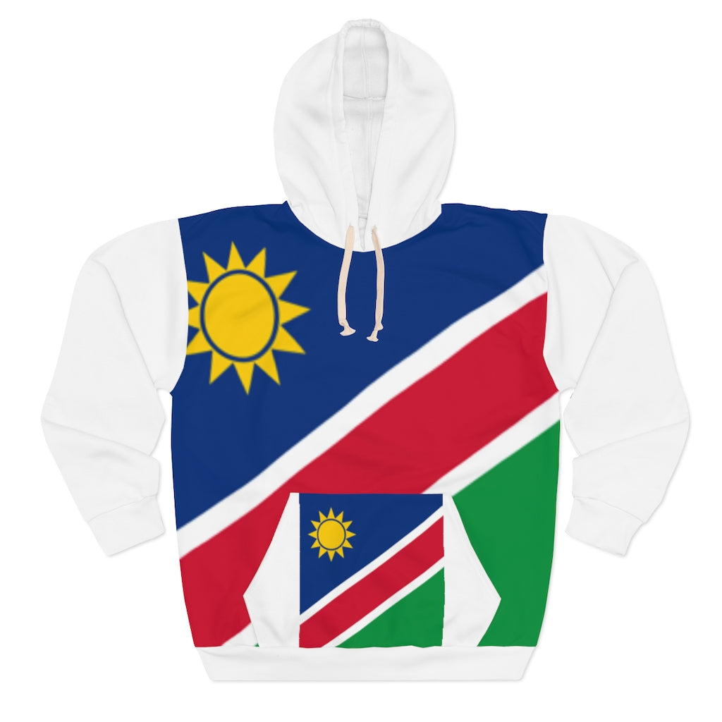 Namibia AOP Unisex Pullover Hoodie