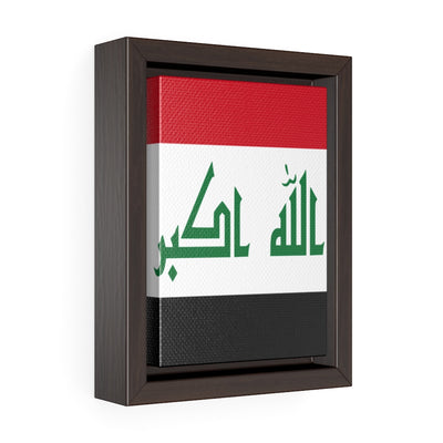 IRAQ Vertical Framed Premium Gallery Wrap Canvas