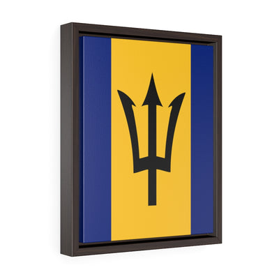 BARBADOS Vertical Framed Premium Gallery Wrap Canvas