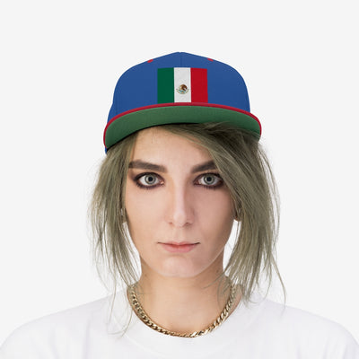 MEXICO Unisex Flat Bill Hat