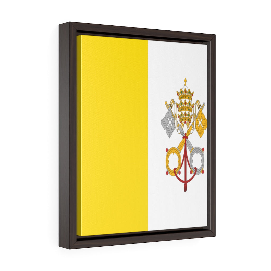 VATICAN CITY Vertical Framed Premium Gallery Wrap Canvas