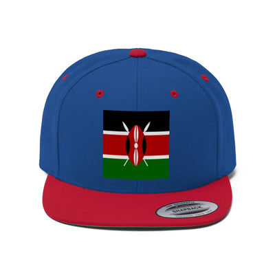 KENYA Unisex Flat Bill Hat