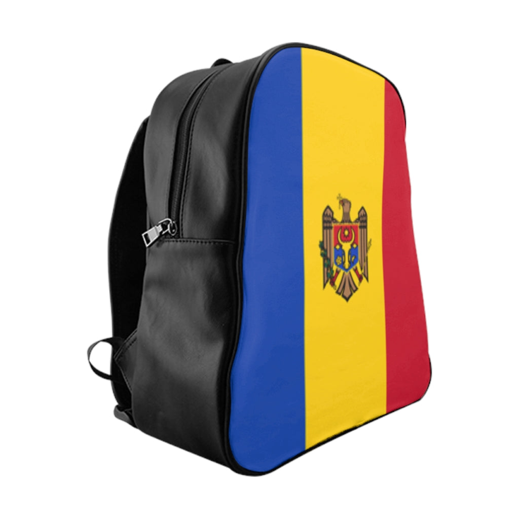 MOLDOVA FLAG School Backpack