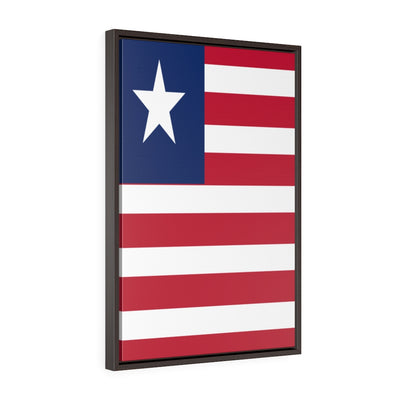 LIBERIA Vertical Framed Premium Gallery Wrap Canvas