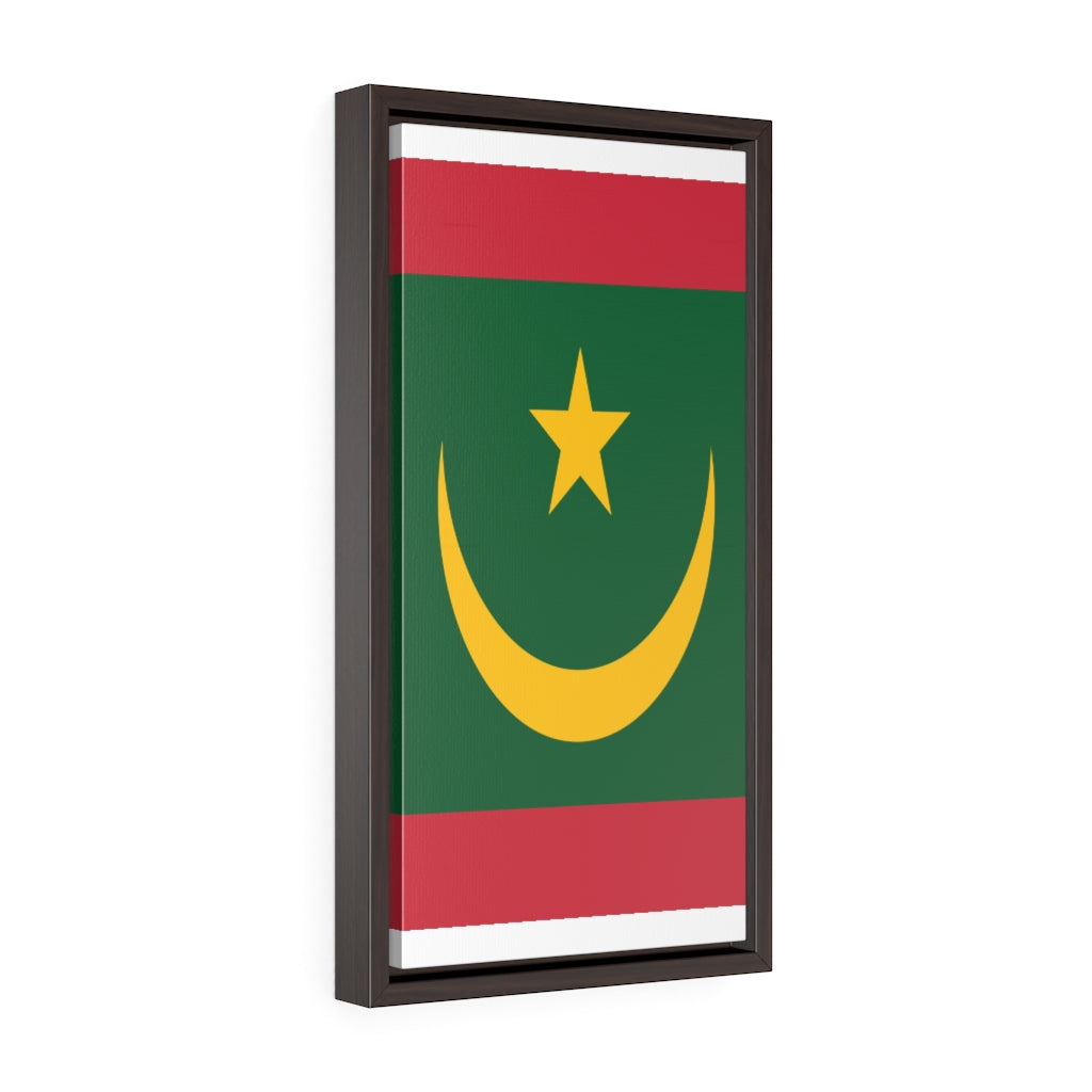 MAURITANIA Vertical Framed Premium Gallery Wrap Canvas