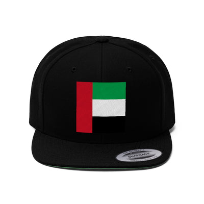 UNITED ARAB EMIRATES Unisex Flat Bill Hat