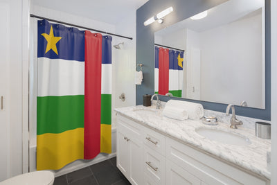 CENTRAL AFRICAN REPUBLIC Shower Curtains