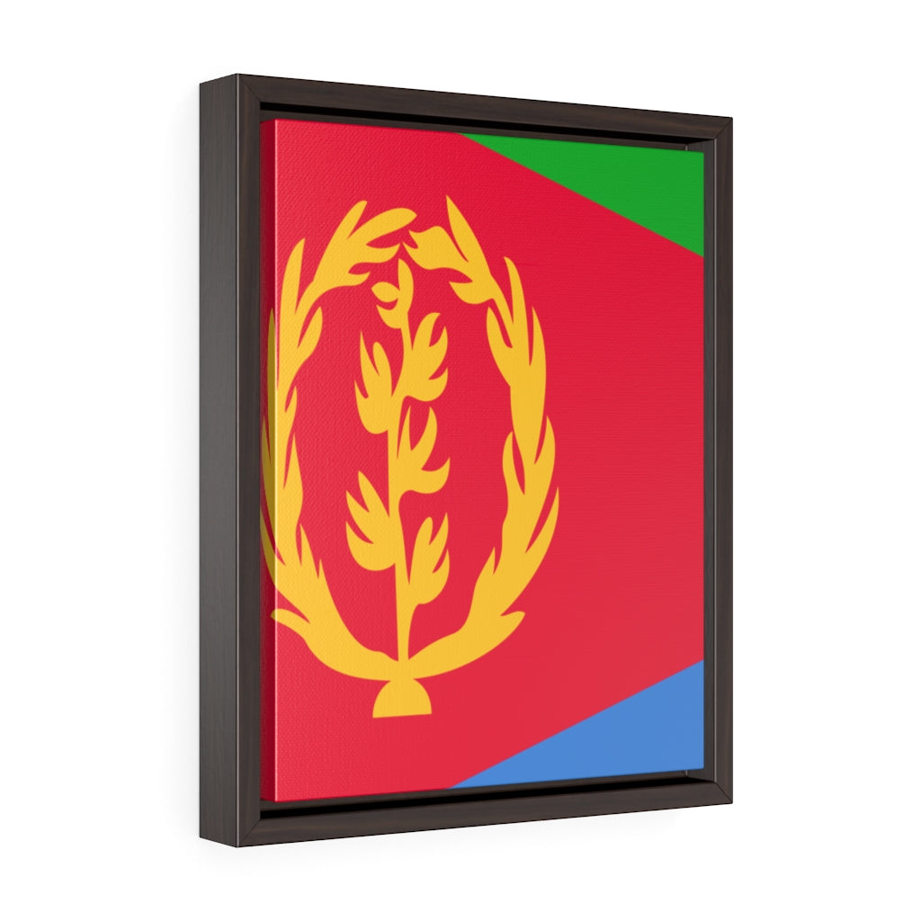 ERITREA Vertical Framed Premium Gallery Wrap Canvas