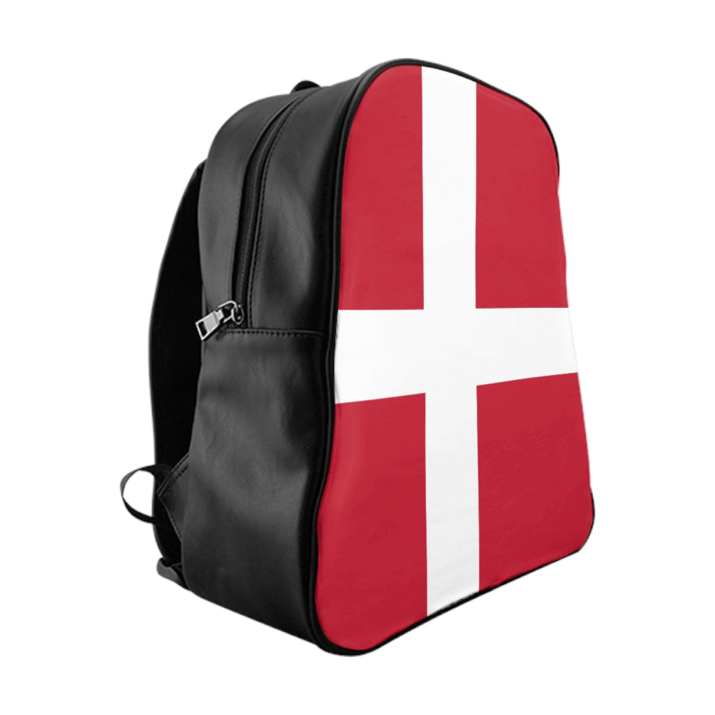 DENMARK FLAG School Backpack