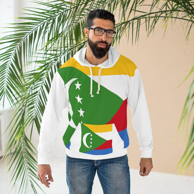 Comoros AOP Unisex Pullover Hoodie