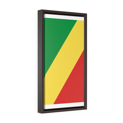 CONGO REPUBLIC Vertical Framed Premium Gallery Wrap Canvas