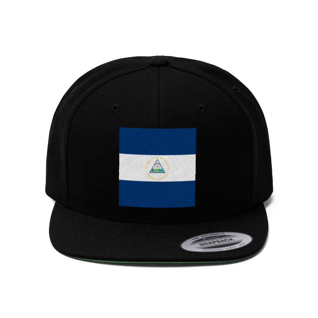 NICARAGUA Unisex Flat Bill Hat