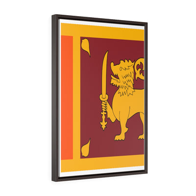 SRI LANKA Vertical Framed Premium Gallery Wrap Canvas