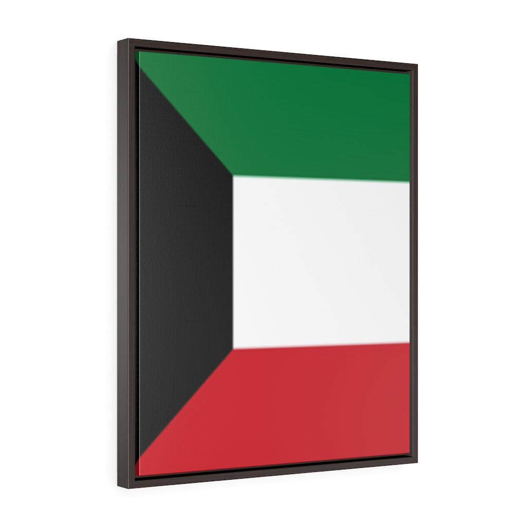 KUWAIT Vertical Framed Premium Gallery Wrap Canvas