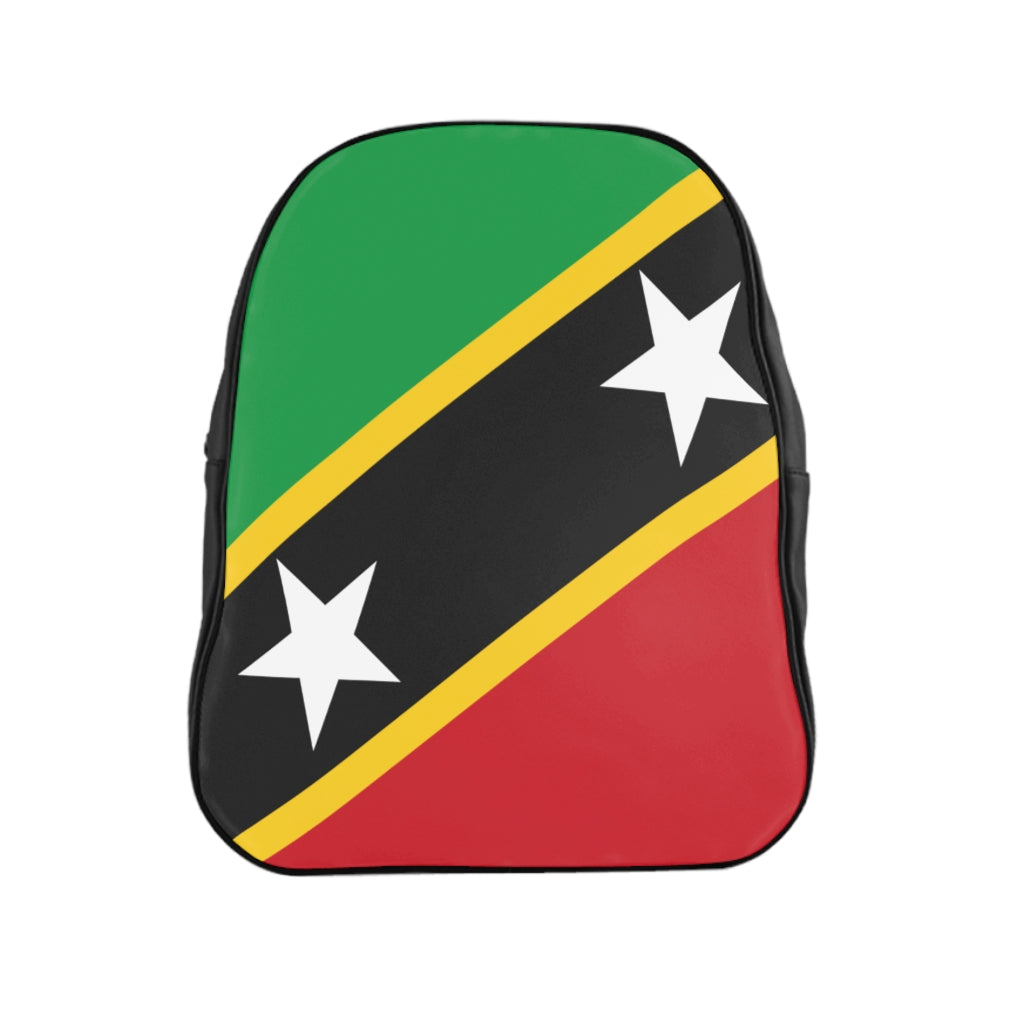 SAINT KITTS AND NEVIS FLAG School Backpack