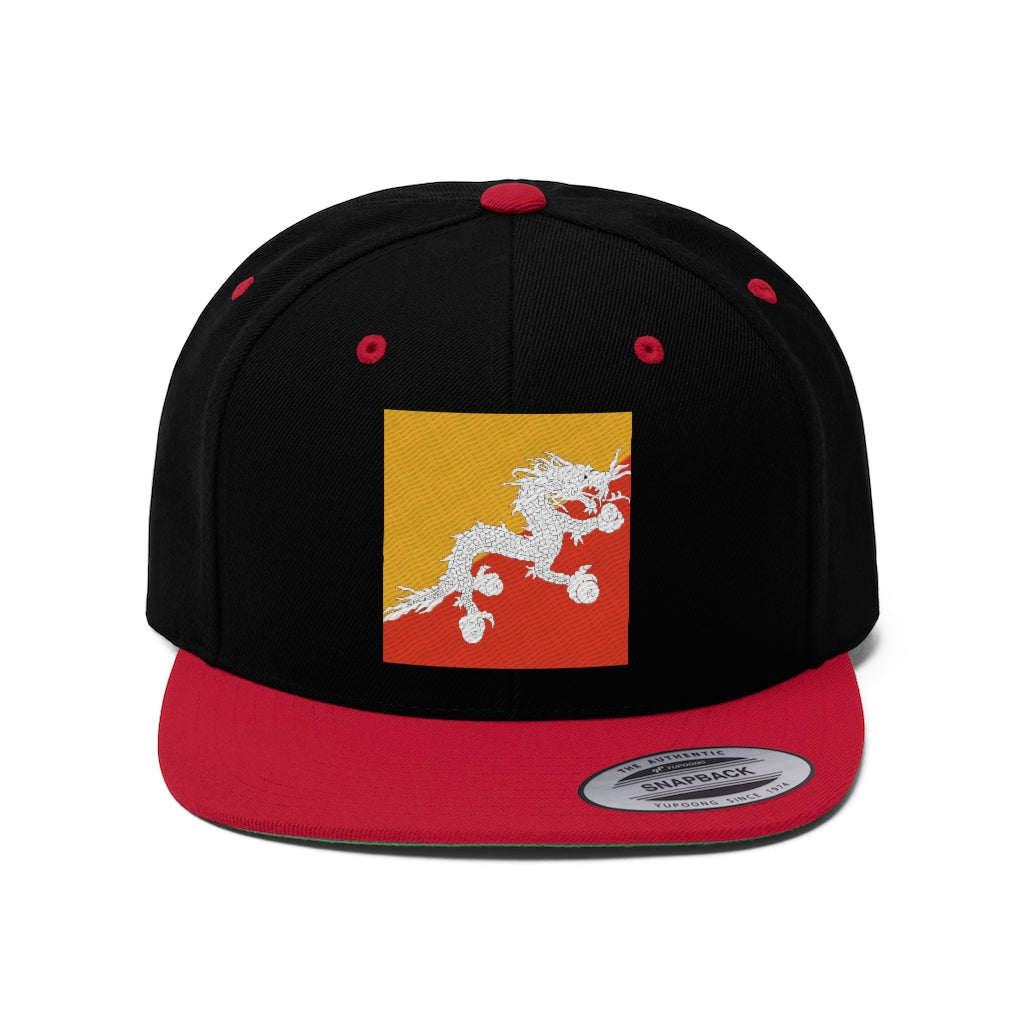 BHUTAN Unisex Flat Bill Hat