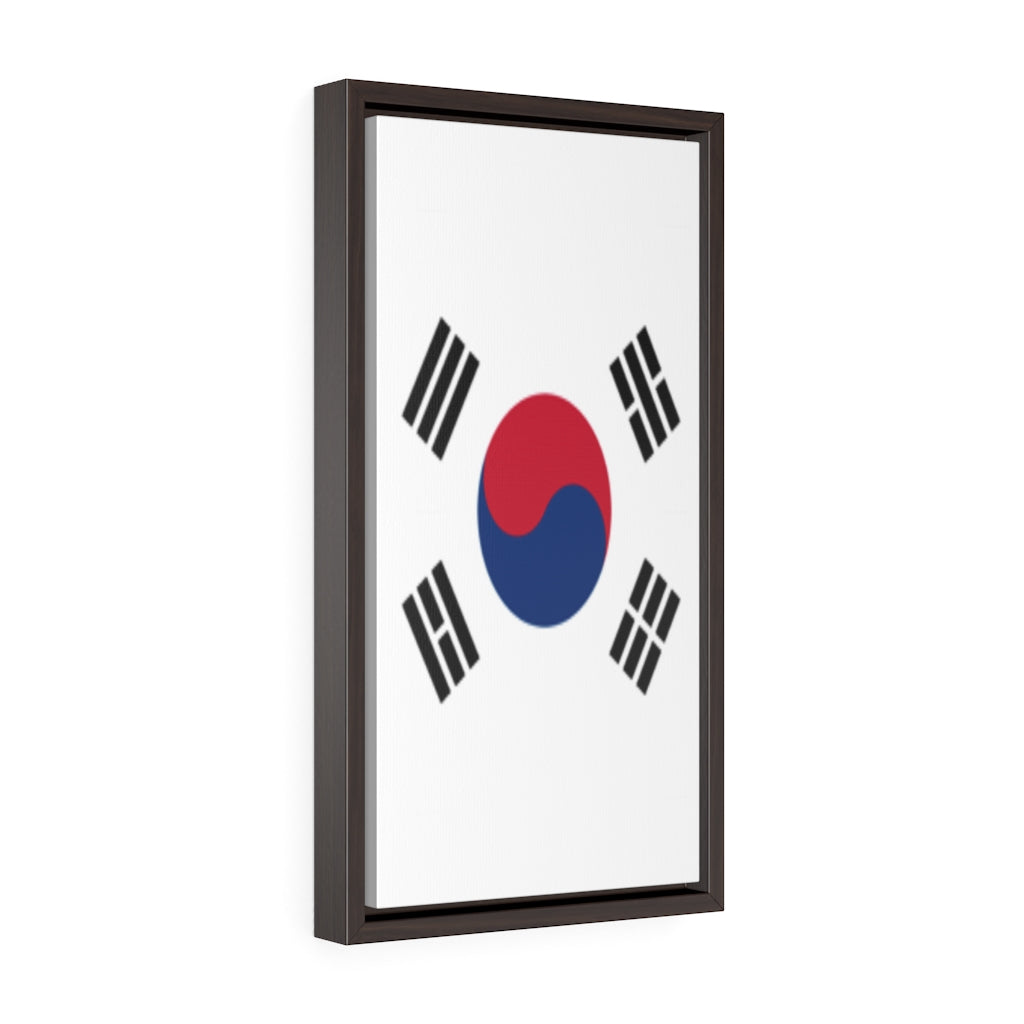 SOUTH KOREA Vertical Framed Premium Gallery Wrap Canvas