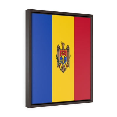 MOLDOVA Vertical Framed Premium Gallery Wrap Canvas