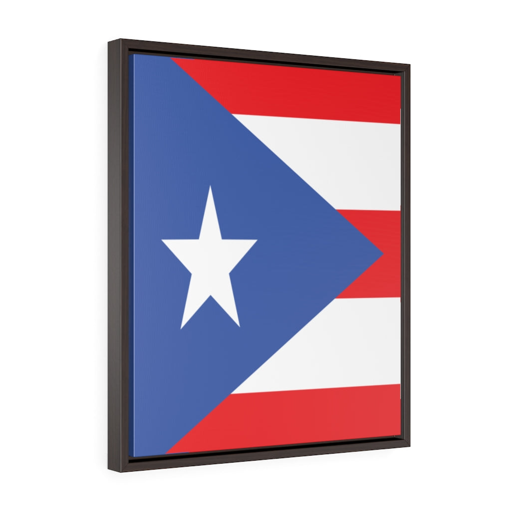 PUERTO RICO Vertical Framed Premium Gallery Wrap Canvas