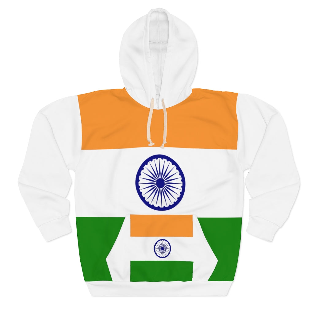 India AOP Unisex Pullover Hoodie