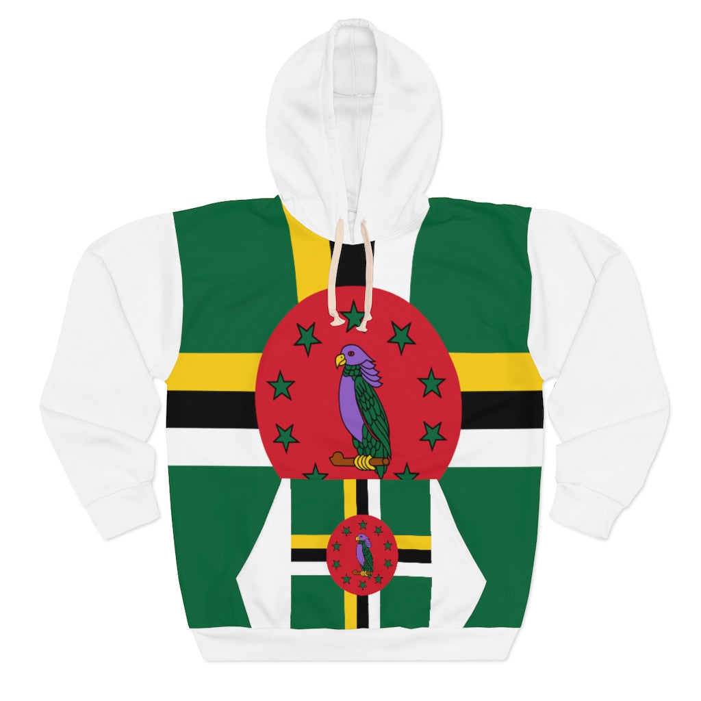 Dominica AOP Unisex Pullover Hoodie